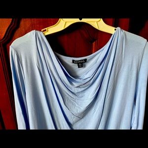 Light blue long sleeve top size XL